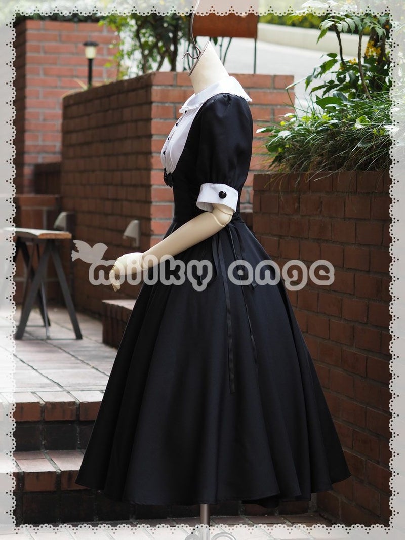 エプロンをはずしたスタイル