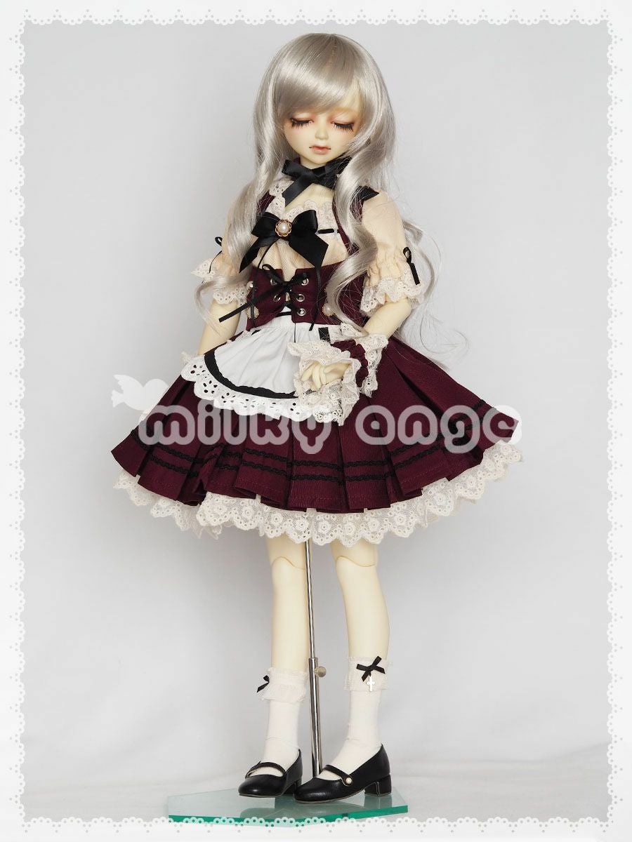 60センチ級ドール用 カフェスタイルメイド ヘルミーナ | milky ange