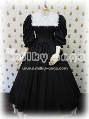 【milkyange】ロリィタセットアップ/フェリス(カフェオレ)ML【新品】 リプロダクションシリーズ ワンピース6 XLサイズ | milky ange