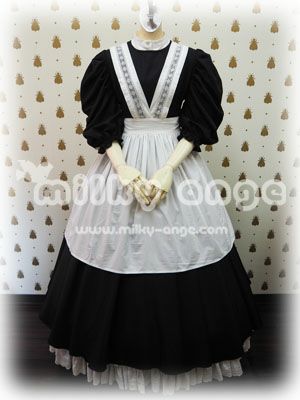 【milkyange】ロリィタセットアップ/フェリス(カフェオレ)ML【新品】 リプロダクションシリーズ ワンピース6 XLサイズ | milky ange