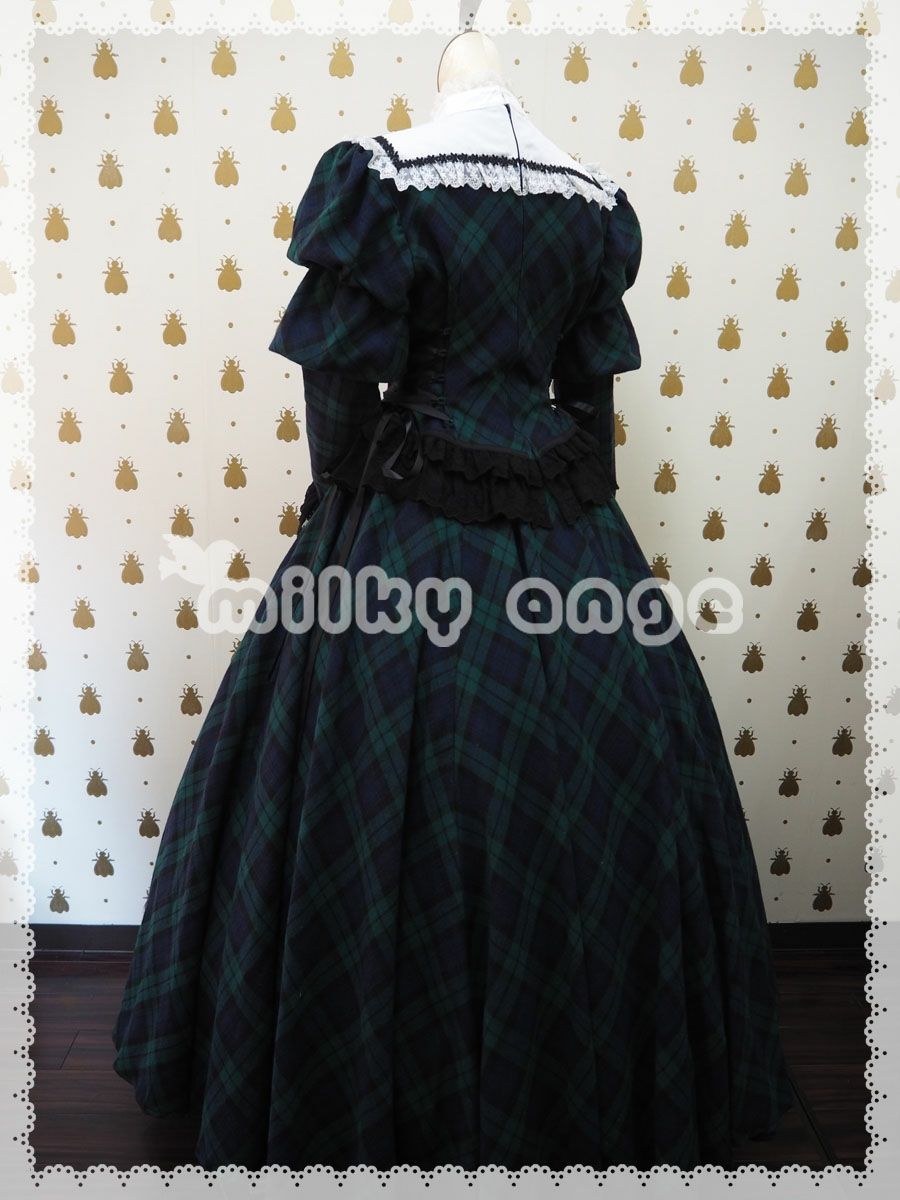 【美品フルセット】milky ange チロリアンメイド シャンテレル XL 緑 フレンチスタイルメイド ヘーゼル MLサイズ | milky ange